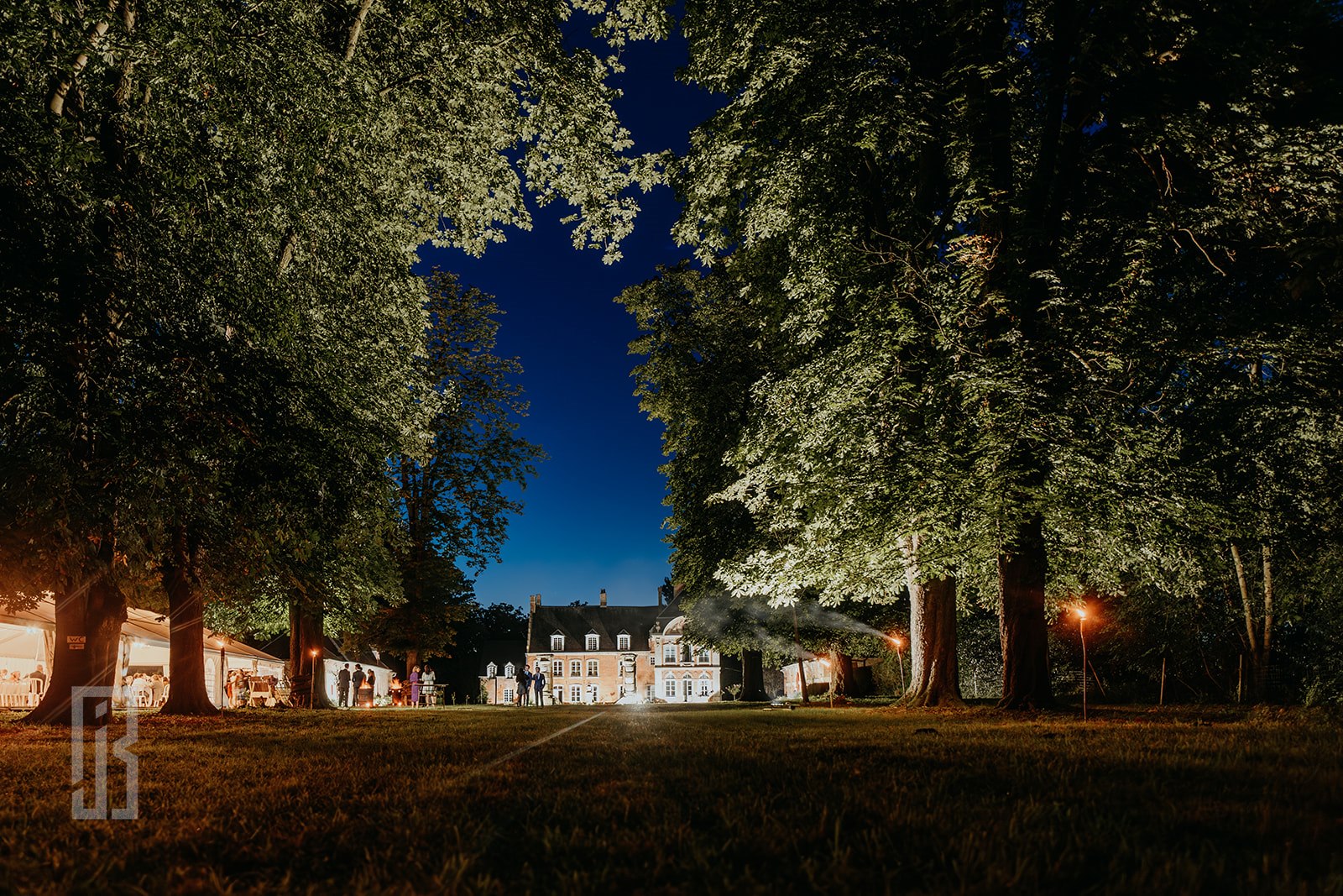 Fête de mariage au Château de Lihus dans l'Oise — Photo Julien Briche