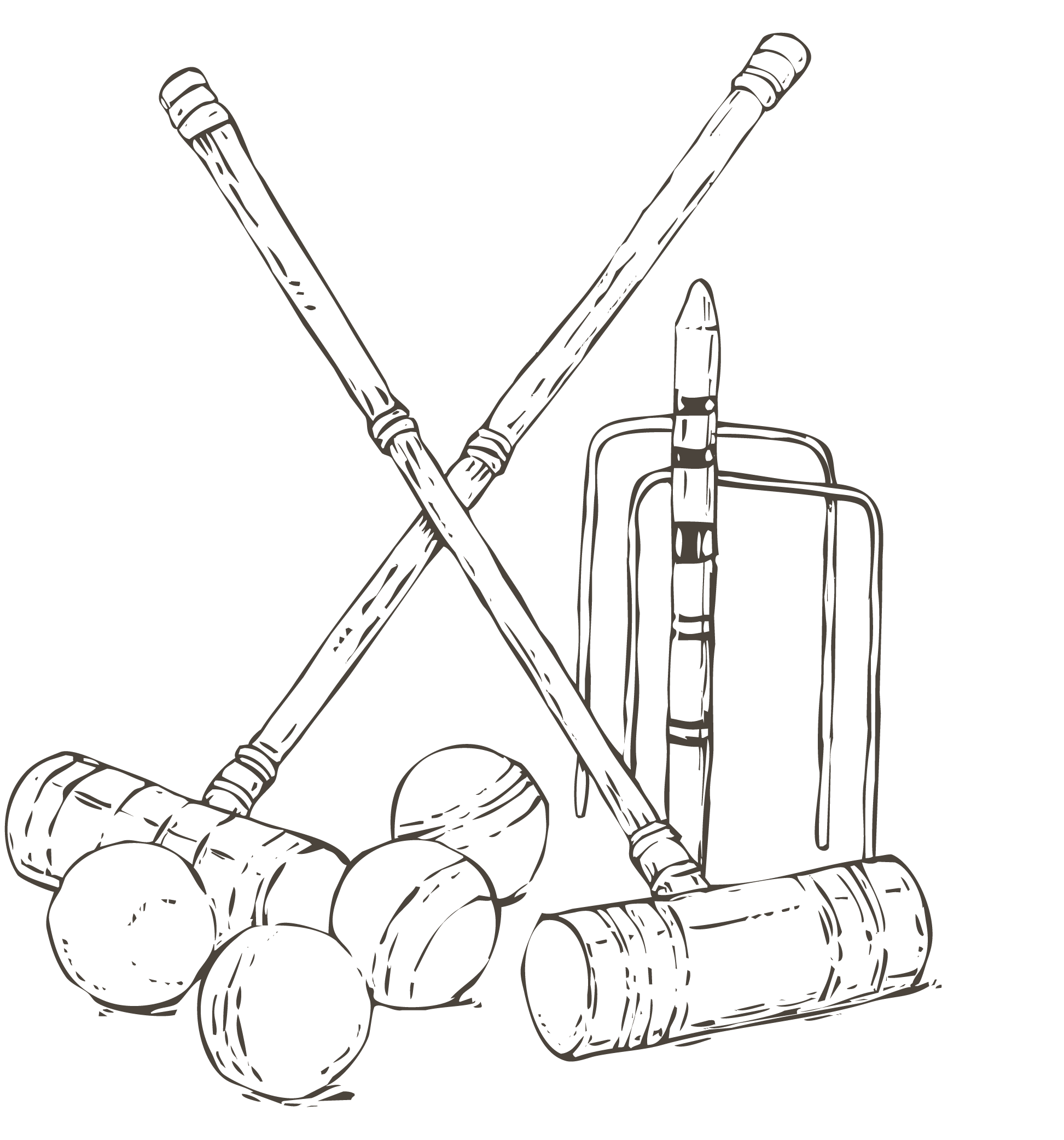Illustration services 1 — jeu de croquet, lien vers la brochure
